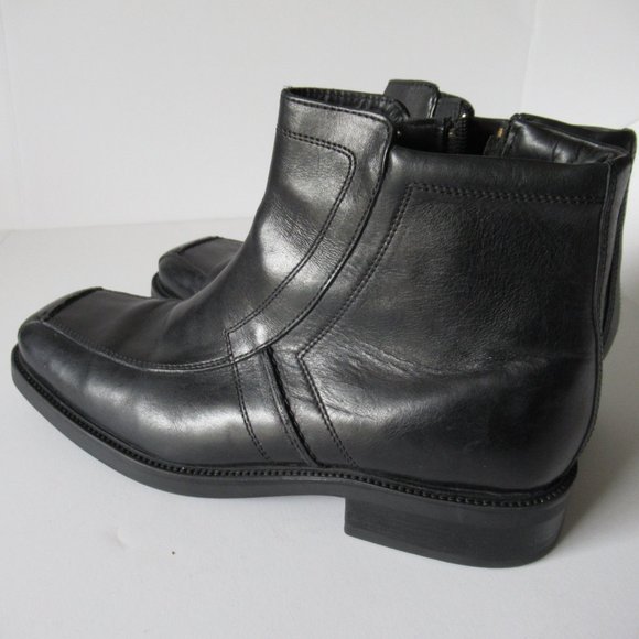 Nunn Bush NXXT Ankle Dress Boot with Side Zipper, Size 9.5, preowned - Picture 6 of 7